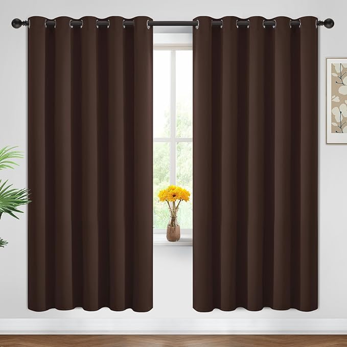 Yakamok Blackout Curtains Room Darkening Thermal Insulated Window Panels by Yakamok
