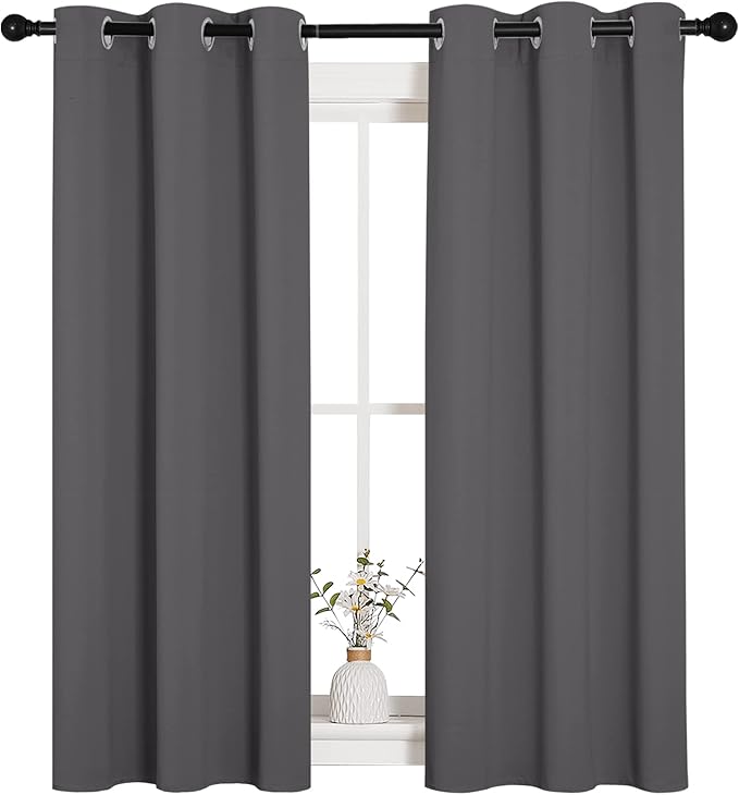 NICETOWN Bedroom Curtains Blackout Drapery Panels, Three Pass Microfiber by NICETOWN