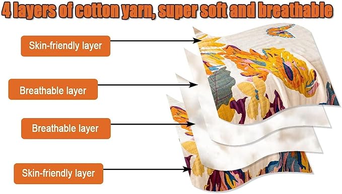 MSGKV 100% Cotton Throw Blanket - Image 6