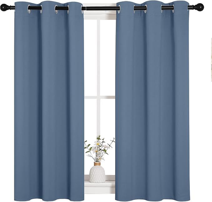 NICETOWN Kitchen Curtains Small Window Curtains & Drapes, Thermal Insulated - Image 2