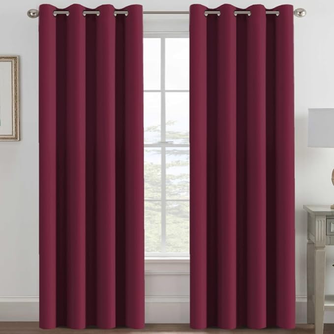 H.VERSAILTEX Light Blocking Blackout Curtains Window Treatment Thermal - Image 9