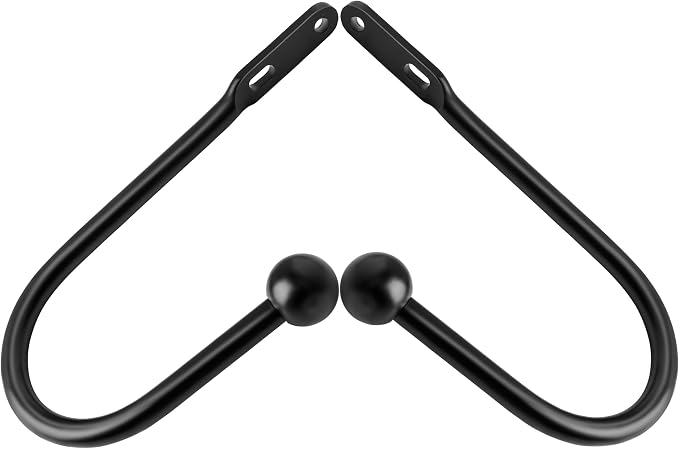 VRSS Wall Mount Curtain Tiebacks Drapery Holdbacks Curtain Holdback Hooks 6" L - Image 4
