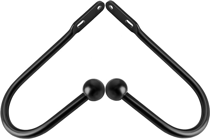 VRSS Wall Mount Curtain Tiebacks Drapery Holdbacks Curtain Holdback Hooks 6" L - Image 5