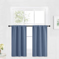 RYB HOME Kitchen Blackout Curtains Over Sink 36 inch Length, Rod Pocket Summer by RYBHOME