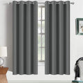 Yakamok Room Darkening Grommet Window Drapes Thermal Insulated Light Blocking by Yakamok
