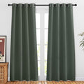 NICETOWN Privacy Blackout Doorway 80 inch Curtains, Grommet Light Blocking by NICETOWN