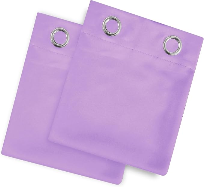 LEMOMO Blackout Curtains 52 x 45 inch Lavender Curtains Set of 2 Panels/Thermal - Image 7