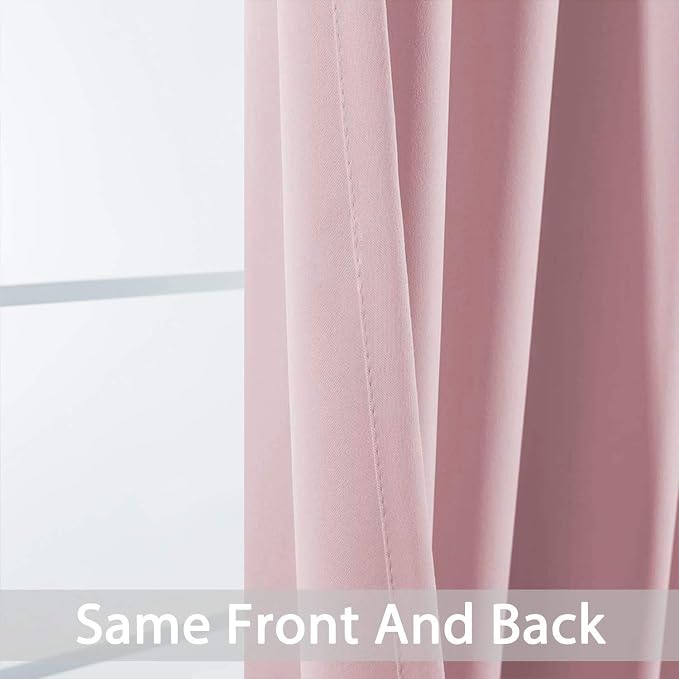 Yakamok Light Blocking Window Blackout Curtains Thermal Insulated Room - Image 4