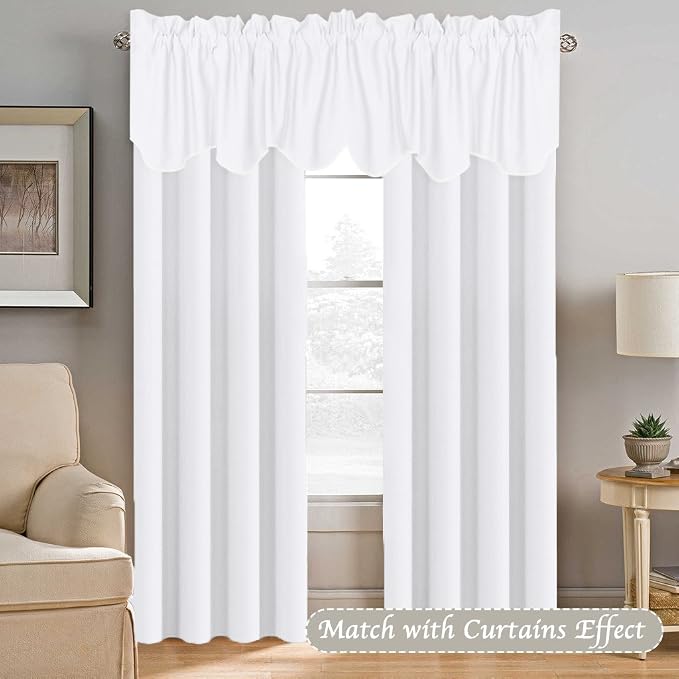 H.VERSAILTEX 2 Panels Blackout Curtain Valances - Image 2