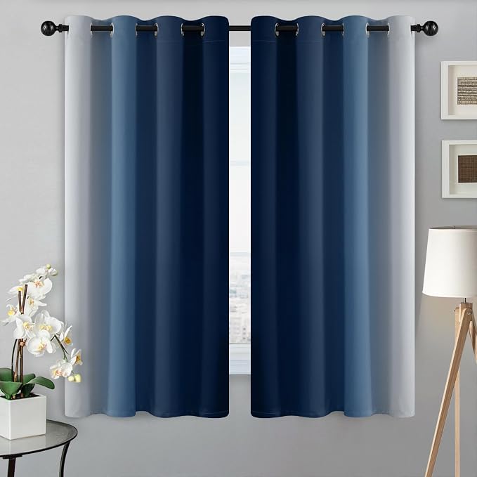 SimpleHome Ombre Room Darkening Curtains - Image 2