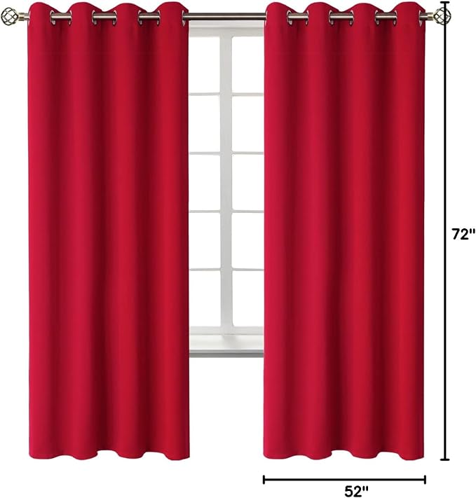 BGment Room Darkening Curtains 72 Inches Long - Image 9