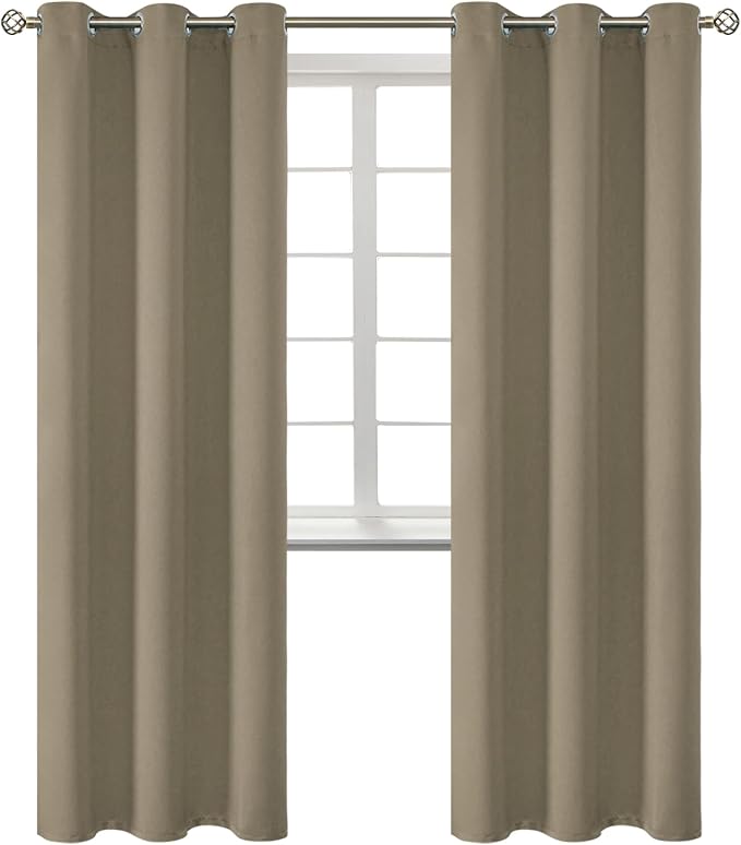 BGment Room Darkening Curtains 84 Inches Long by BGment