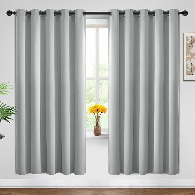 Yakamok Blackout Curtains Room Darkening Thermal Insulated Window Panels by Yakamok