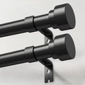 IFELS 2 Pack Heavy Duty Curtain Rods by IFELS
