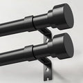IFELS 2 Pack Heavy Duty Curtain Rods by IFELS