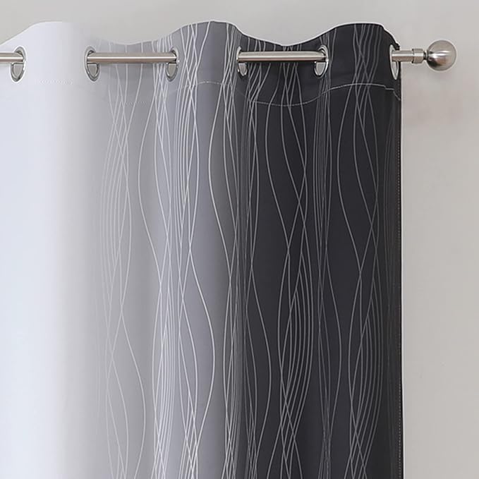 Estelar Textiler Full Room Darkening Blackout Curtains 72 Inch Length 2 Panels - Image 4