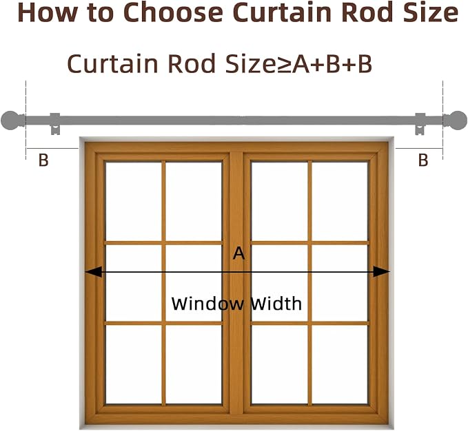 SMODBRODRE Curtain Rods for Window 48 to 84-93 - Image 5