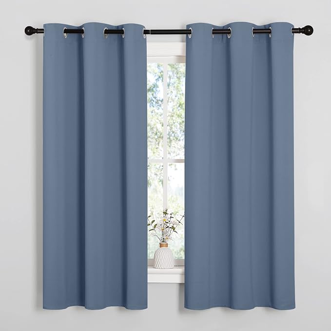 NICETOWN Home Fashion Thermal Insulated Solid Grommet Blackout Window Treatment - Image 2