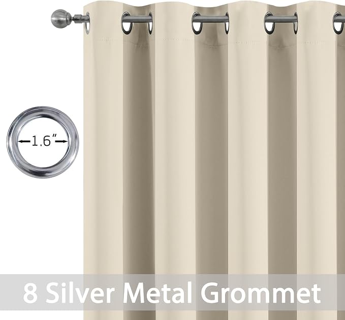 Yakamok Thermal Insulated Grommet Blackout Draperies/Drapes - Image 2