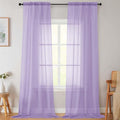 Extra Long Sheer Lavender Curtains by WelvetBLK