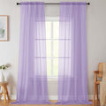 Extra Long Sheer Lavender Curtains by WelvetBLK