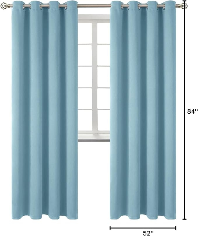 BGment Room Darkening Curtains 84 Inches Long - Image 8