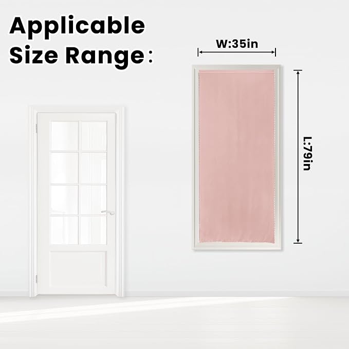 Self Adhesive Blackout Curtains- Stick on Curtains Shades Window Blinds - Image 7