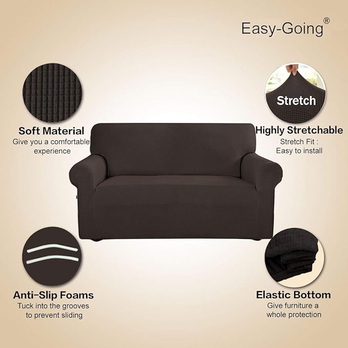 Easy-Going Stretch Oversized Sofa Slipcover 1-Piece Sofa Cover Furniture - Image 3