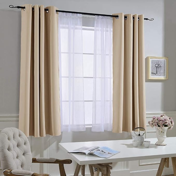NICETOWN Bedroom Curtains Room Darkening Drapes - Image 6