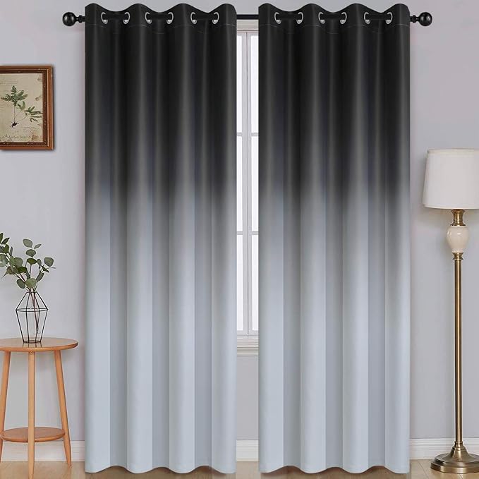SimpleHome Ombre Room Darkening Curtains by SimpleHome
