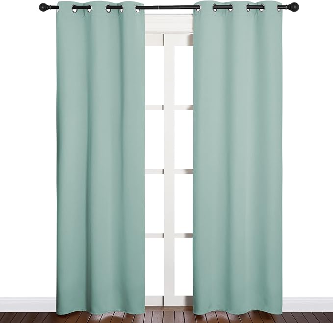 NICETOWN Window Curtain Panels, Thermal Curtains Insulated Solid Grommet - Image 2