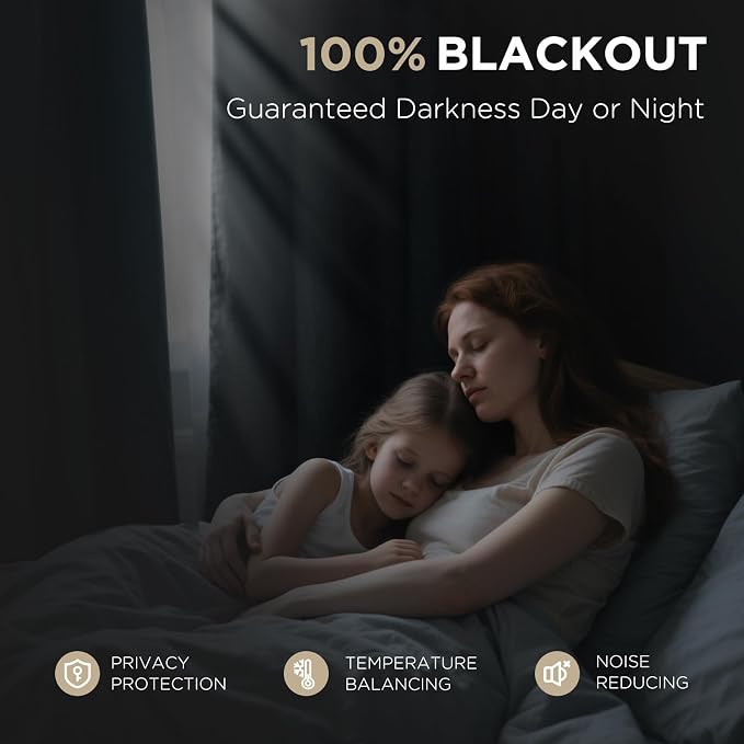 Joydeco Blackout Curtains for Bedroom - Image 3