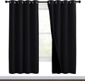 NICETOWN High-End Thermal Curtains, Full Blackout Curtains 72 Inches Long by NICETOWN