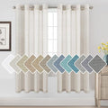H.VERSAILTEX Linen Curtains Flax Linen Blended Curtain Panels by HVERSAILTEX