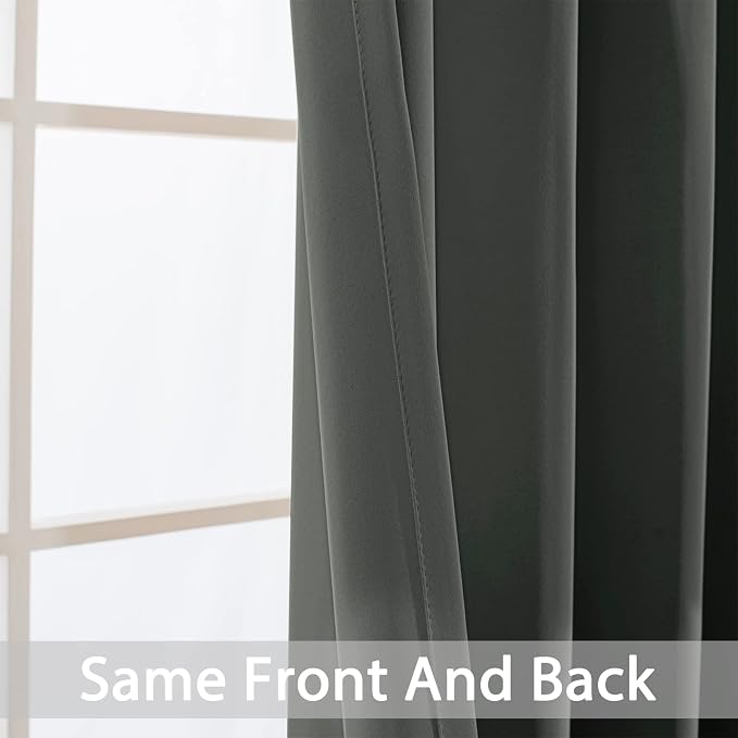 Yakamok Blackout Curtains Room Darkening Thermal Insulated Window Panels - Image 6