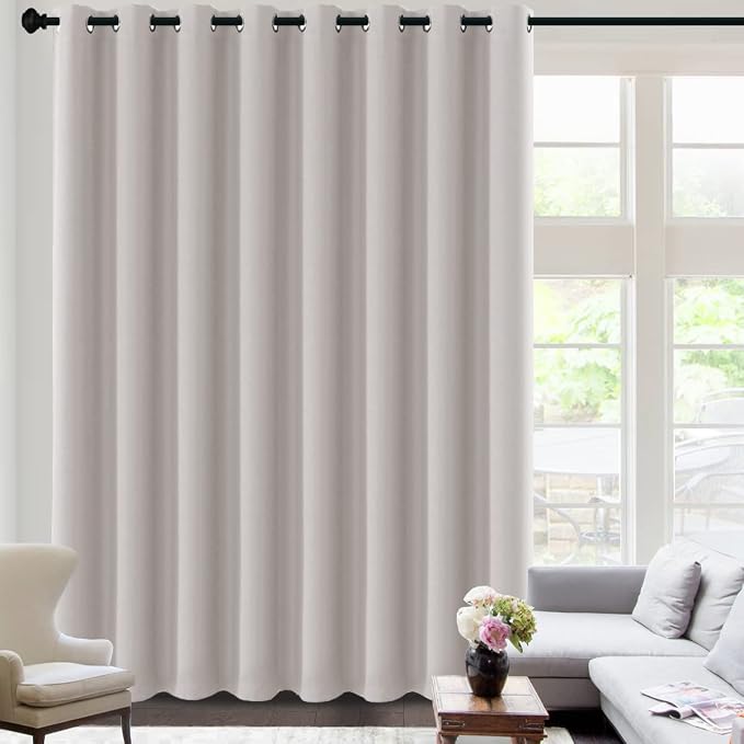 H.VERSAILTEX Blackout Curtains for Sliding Glass Door Room Divider Curtains by HVERSAILTEX