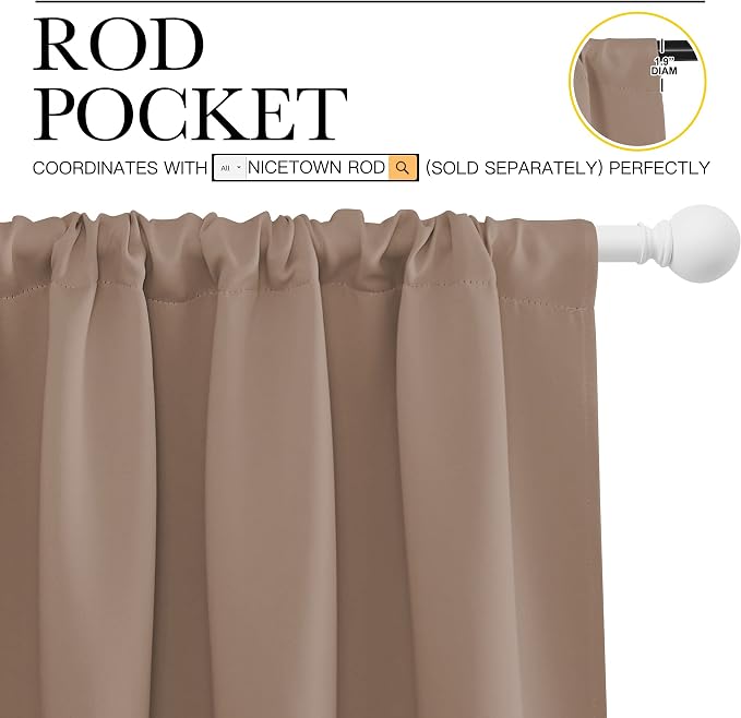 NICETOWN Kids Blackout Curtain Panels - Image 3