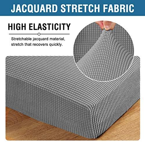 H.VERSAILTEX Super Stretch Couch Cushion Covers Sofa Cushion Slipcovers - Image 4