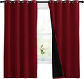 NICETOWN 100% Blackout Cold Blocking Curtain Panels, Thermal Insulated Curtains by NICETOWN