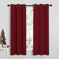 NICETOWN Christmas Window Curtains Blackout Drapes, Thermal Insulated Solid by NICETOWN