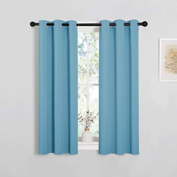 NICETOWN Thermal Insulated Curtains Blackout Draperies, Window Treatment Solid - Image 2