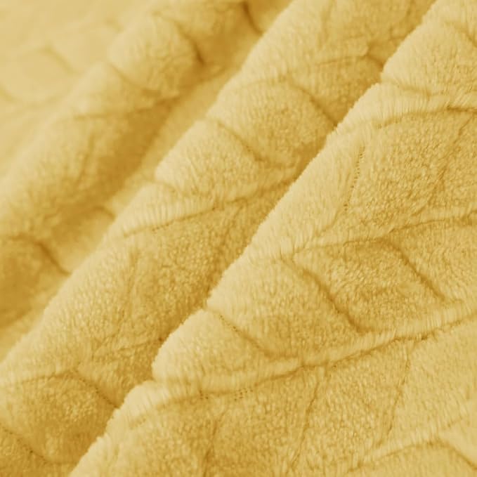 inhand Champagne Gold Fleece Throw Blanket - Image 7