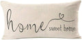 MFGNEH Home Sweet Home Quotes Farmhouse Pillow Covers 12x20 Inch, Farmhouse by MFGNEH