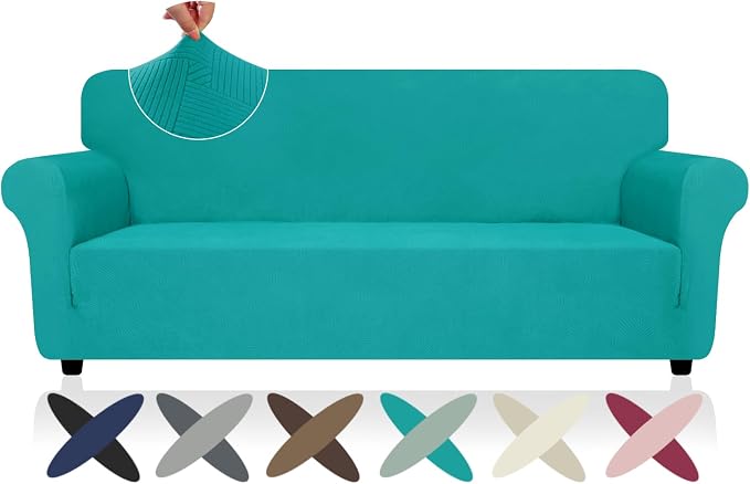 ZNSAYOTX Super Stretch Sofa Cover, New Striped Sofa Covers Fitted Slipcovers by ZNSAYOTX