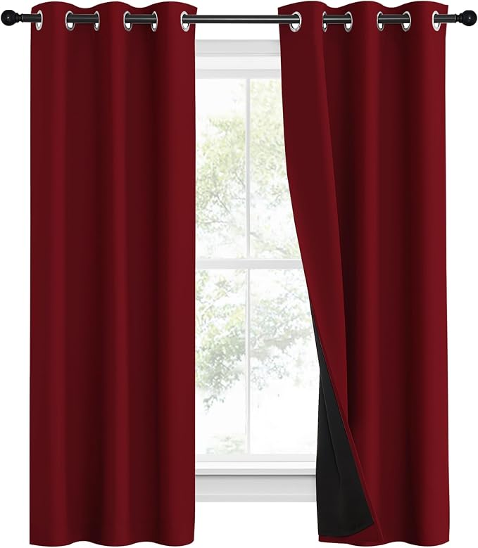 NICETOWN 100% Blackout Curtains - Image 2