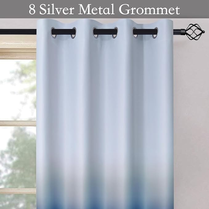 SimpleHome Ombre Room Darkening Curtains - Image 2
