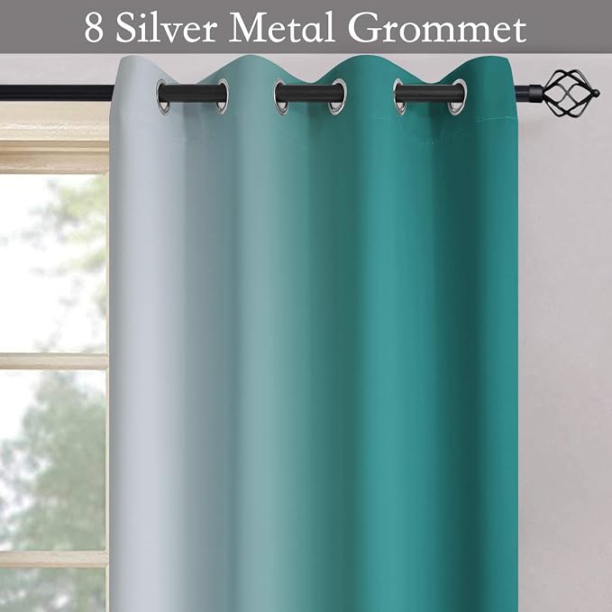 SimpleHome Ombre Room Darkening Curtains - Image 4