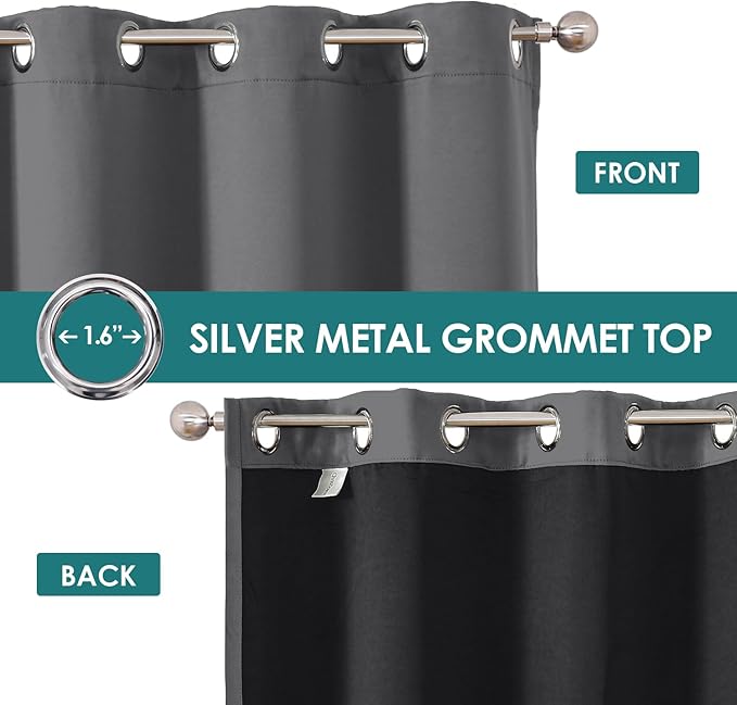 ChrisDowa 100% Blackout Curtains - Image 2