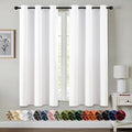 MIULEE Pure White Room Darkening Curtains by MIULEE