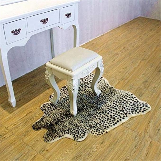 Leopard Print Rug, Faux Cowhide, Artificial Carpet, Simulation Cowhide - Image 7